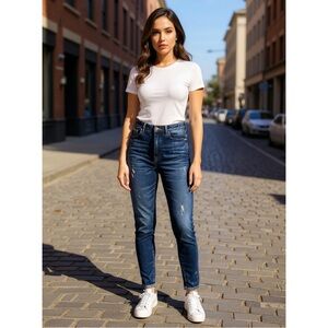 KanCan WMNS Dark Blue Skinny Jeans